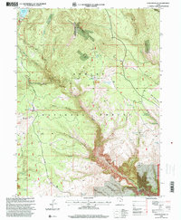 Hi-Res Interactive Map of Dyer Mountain, Uintah County, UT in 1996 | Pastmaps